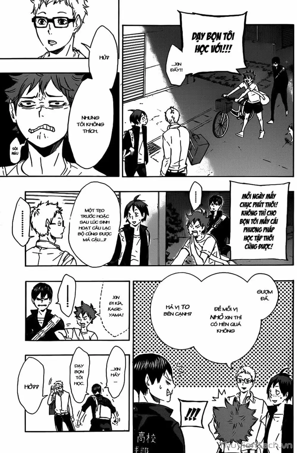 Truyện Tranh Vua Bóng Chuyền Haikyuu trang 6
