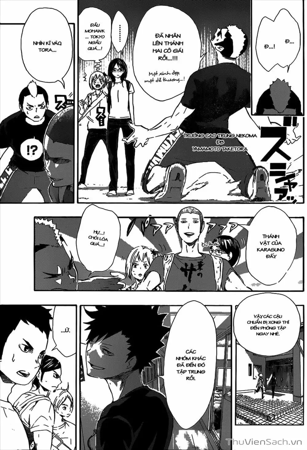 Truyện Tranh Vua Bóng Chuyền Haikyuu trang 6