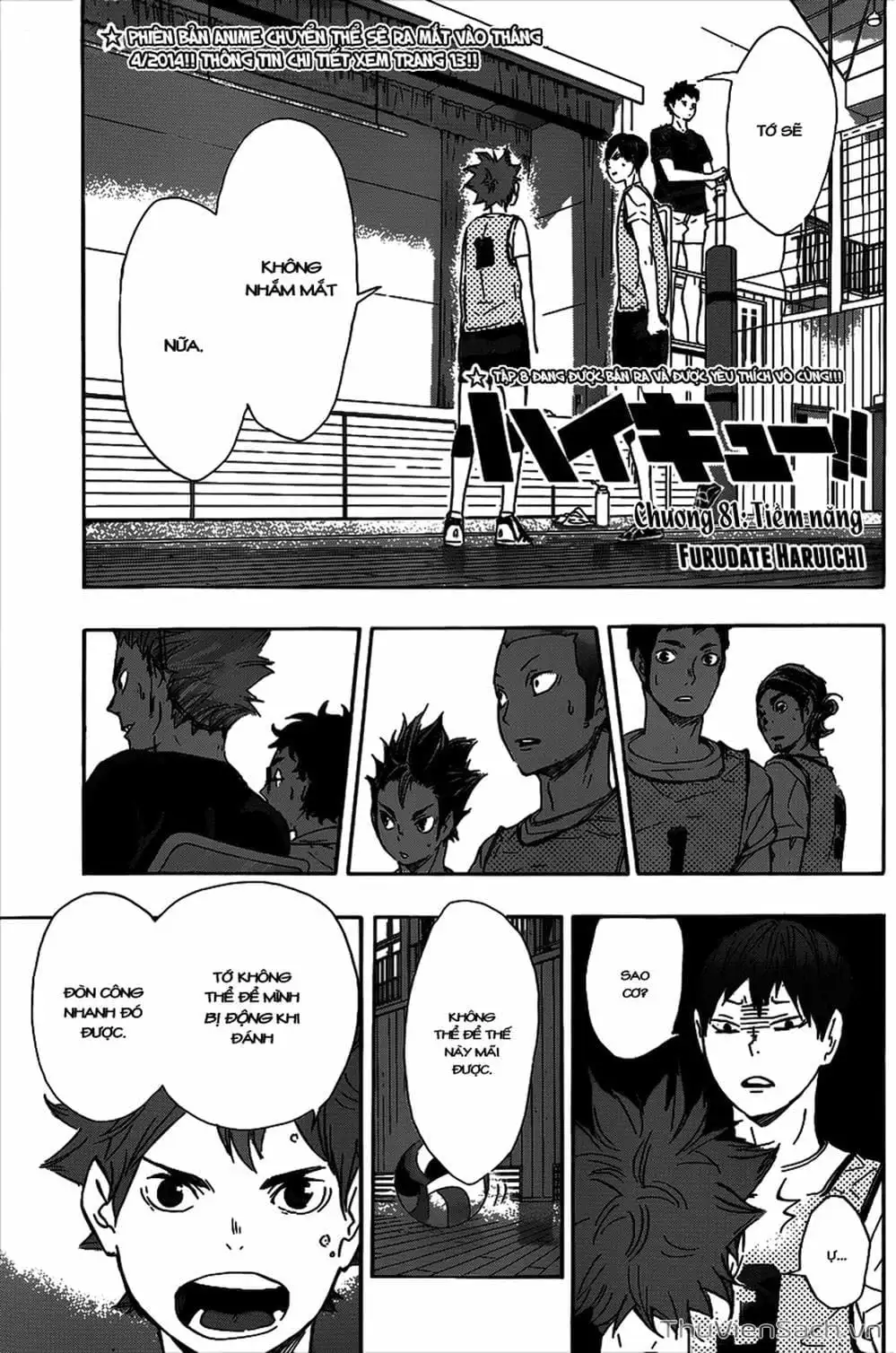 Truyện Tranh Vua Bóng Chuyền Haikyuu trang 6