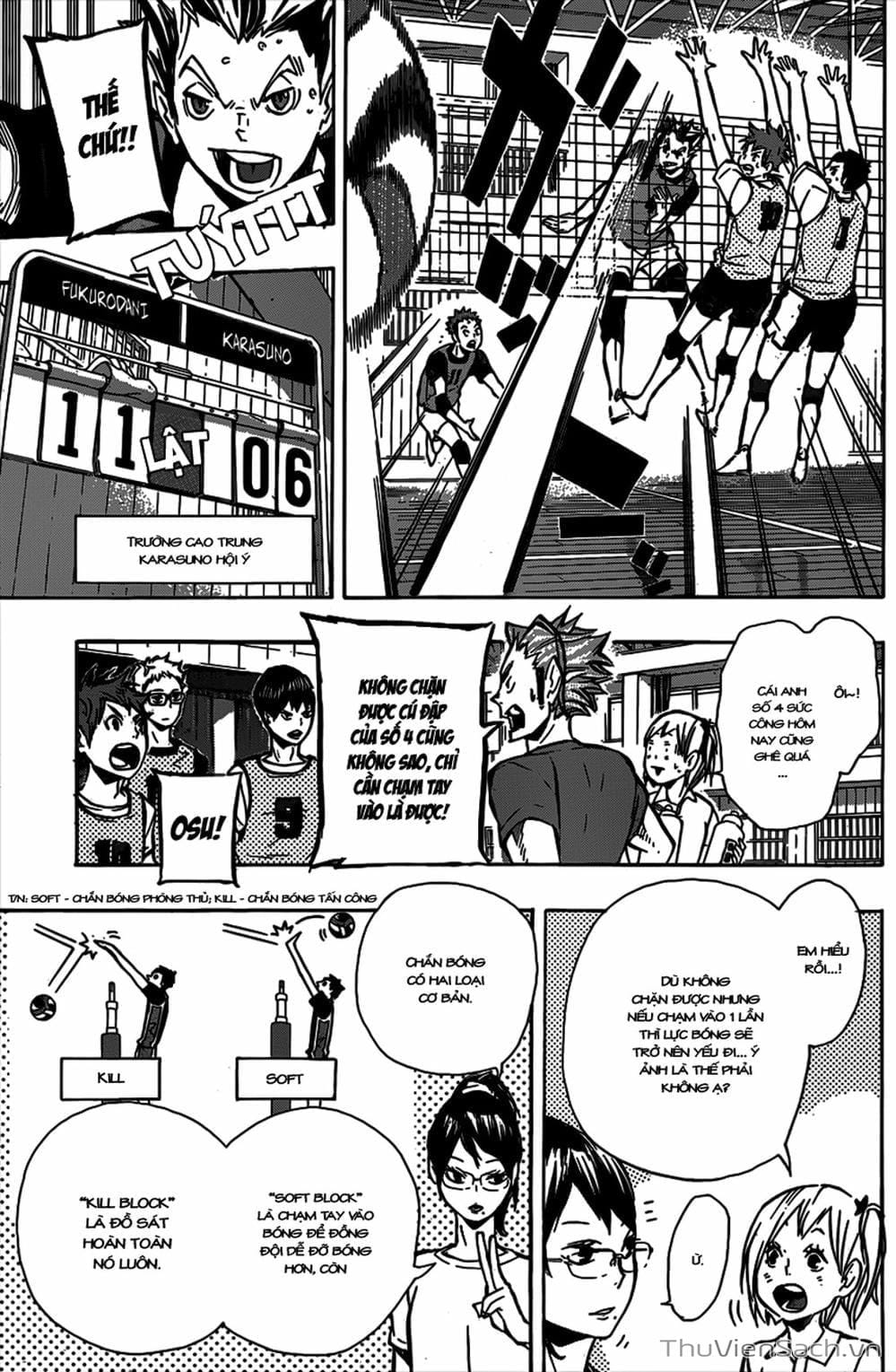Truyện Tranh Vua Bóng Chuyền Haikyuu trang 6