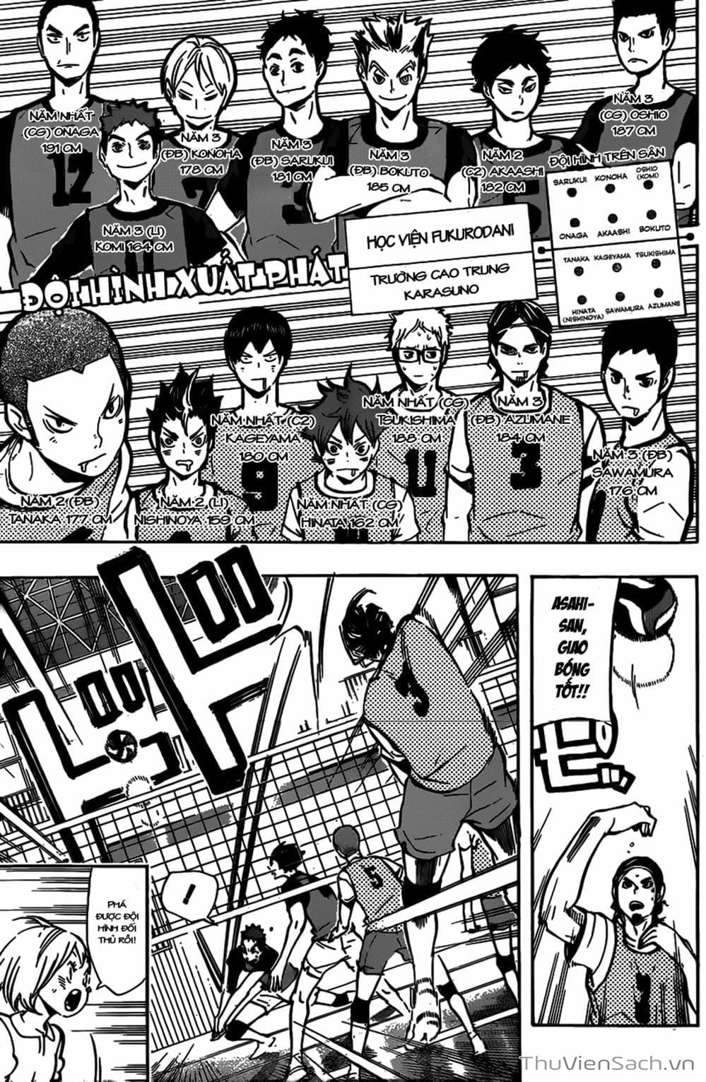 Truyện Tranh Vua Bóng Chuyền Haikyuu trang 6