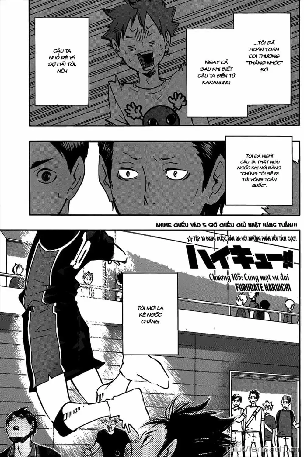 Truyện Tranh Vua Bóng Chuyền Haikyuu trang 6