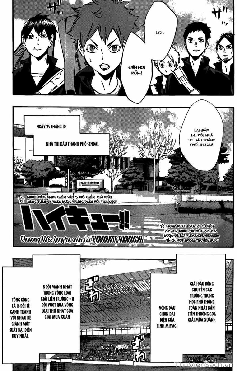 Truyện Tranh Vua Bóng Chuyền Haikyuu trang 6