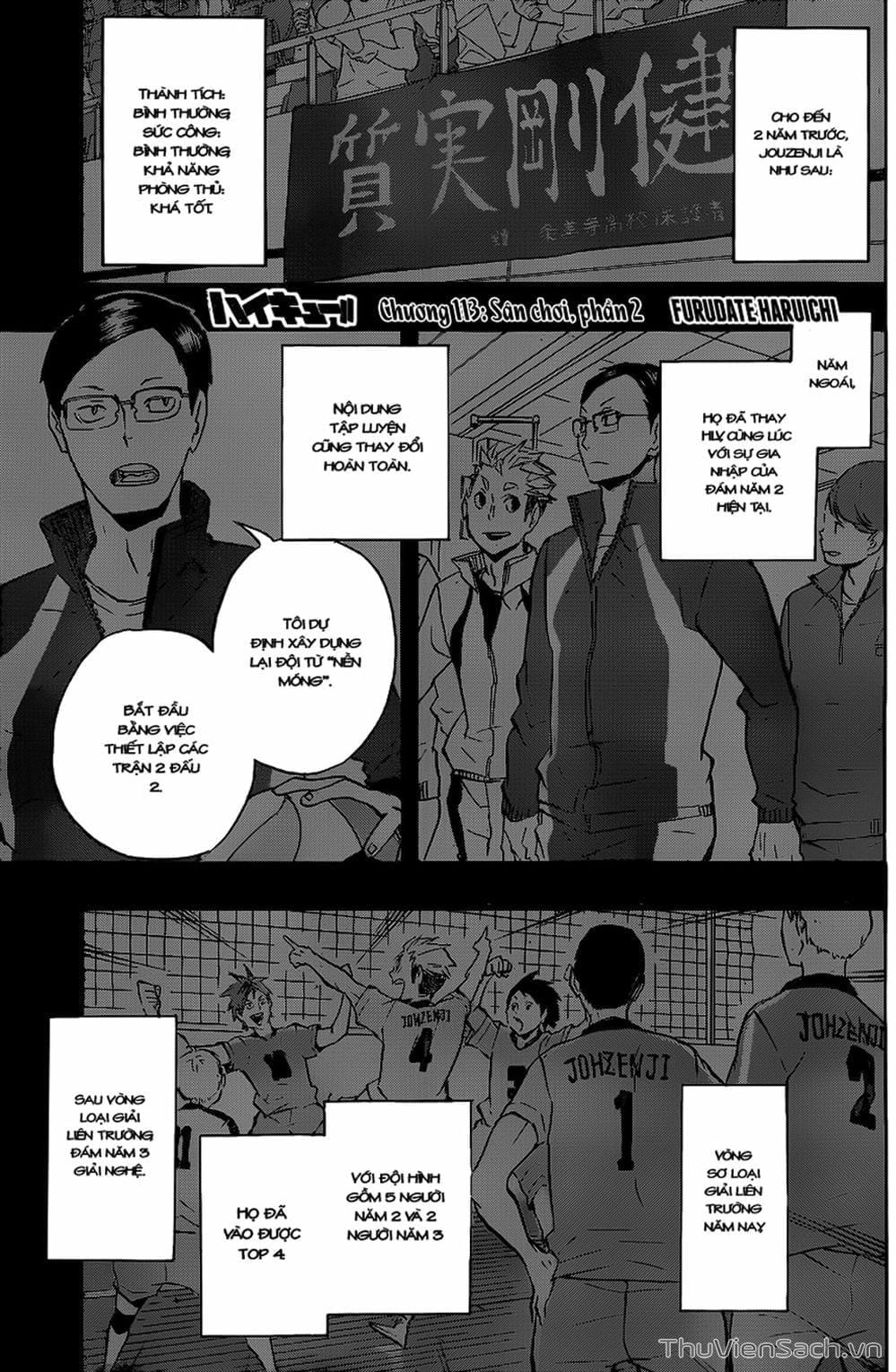Truyện Tranh Vua Bóng Chuyền Haikyuu trang 6
