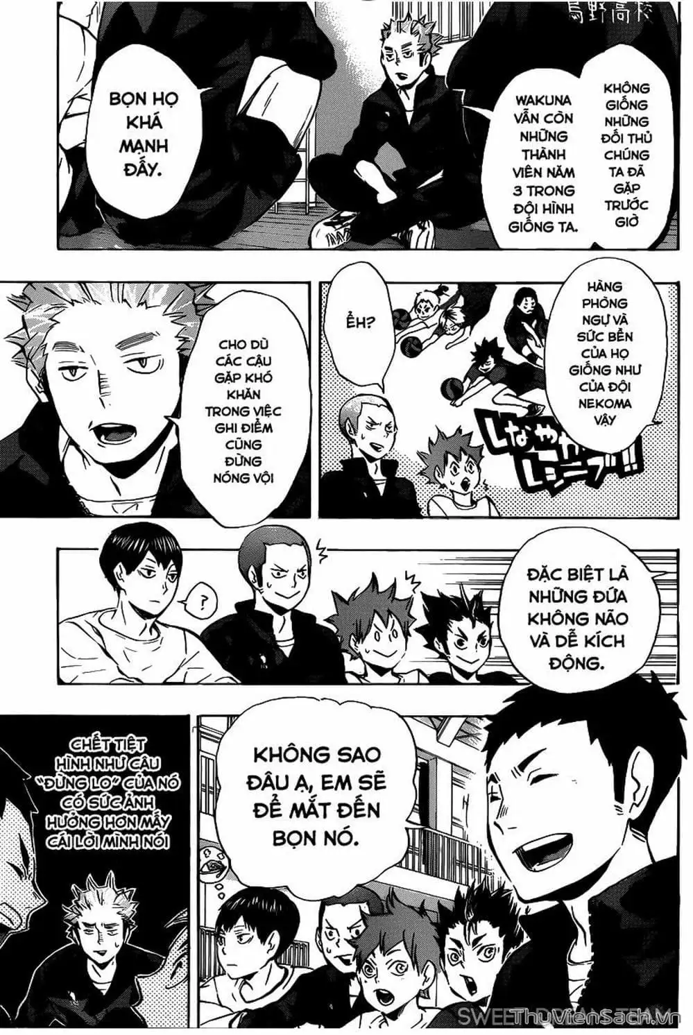 Truyện Tranh Vua Bóng Chuyền Haikyuu trang 6