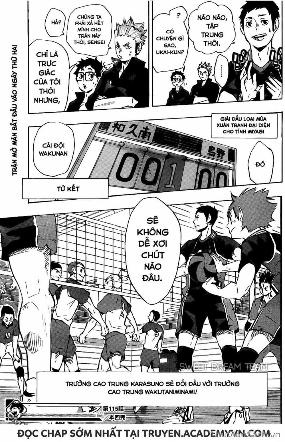 Truyện Tranh Vua Bóng Chuyền Haikyuu trang 6