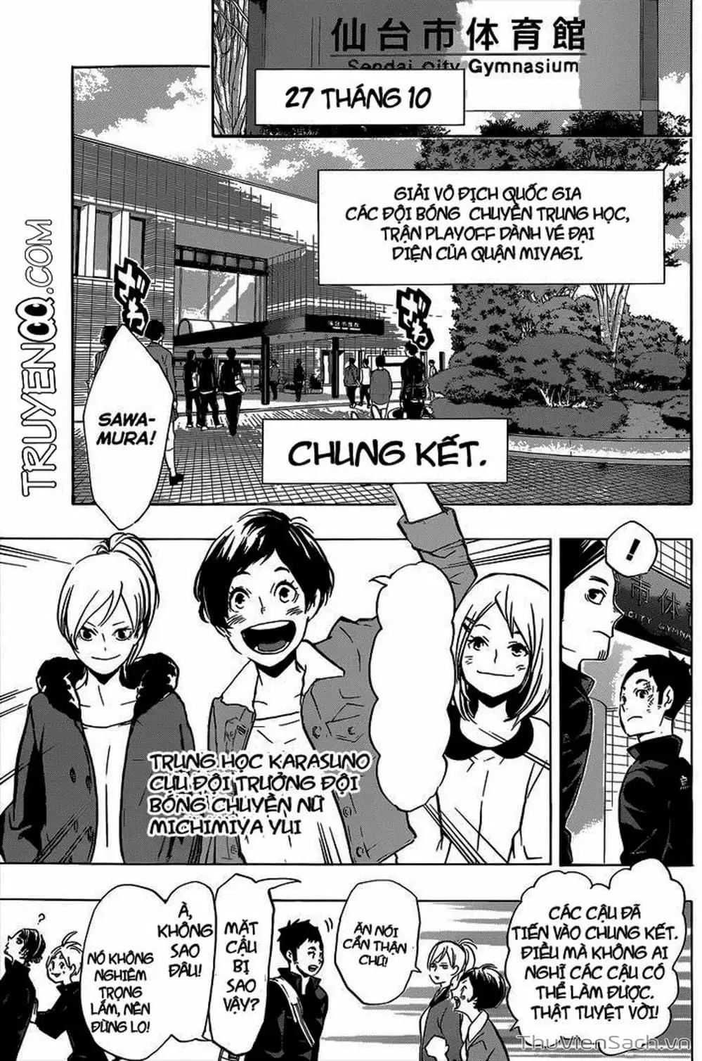 Truyện Tranh Vua Bóng Chuyền Haikyuu trang 6