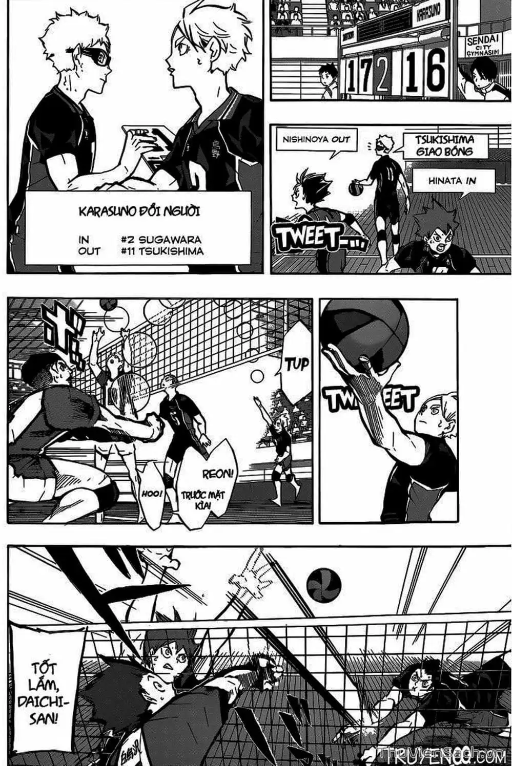 Truyện Tranh Vua Bóng Chuyền Haikyuu trang 6