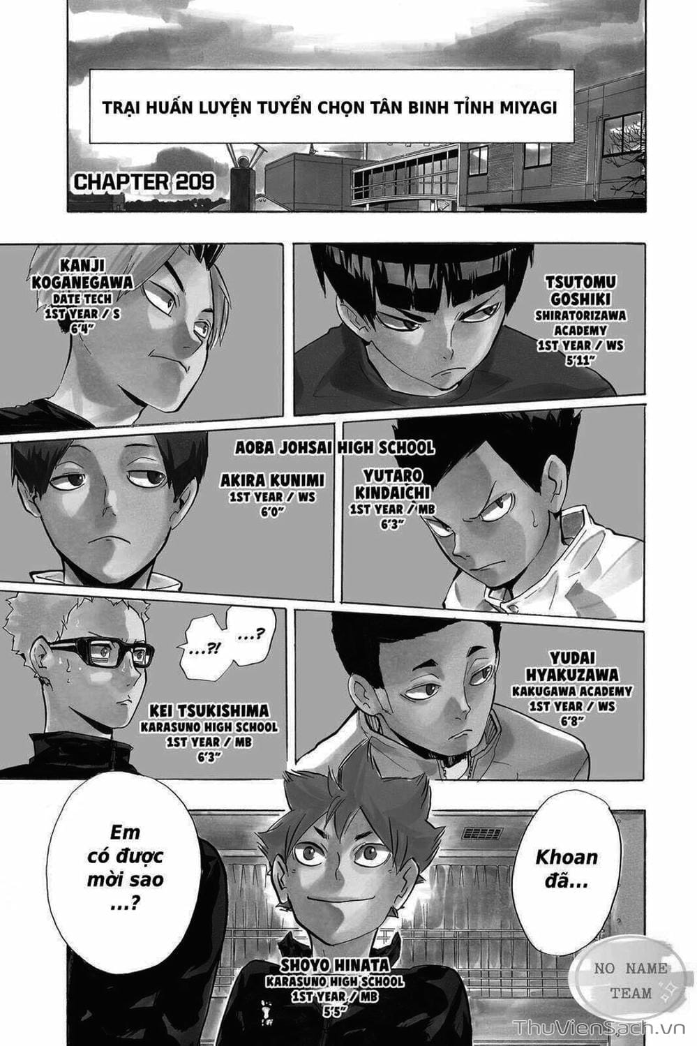 Truyện Tranh Vua Bóng Chuyền Haikyuu trang 6