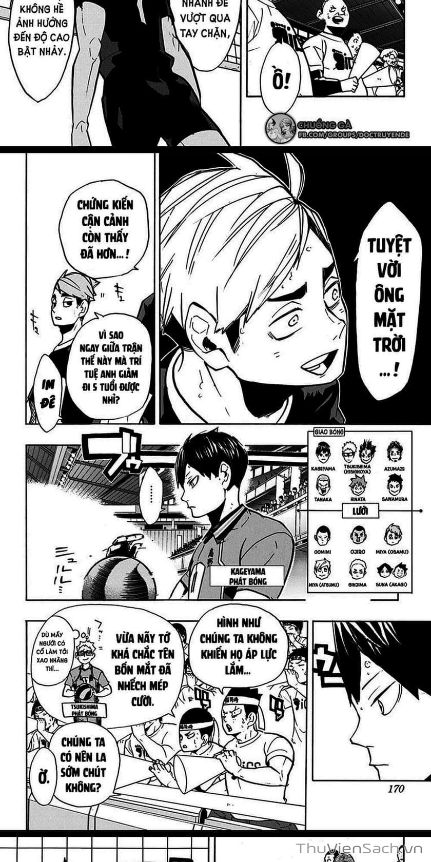 Truyện Tranh Vua Bóng Chuyền Haikyuu trang 6