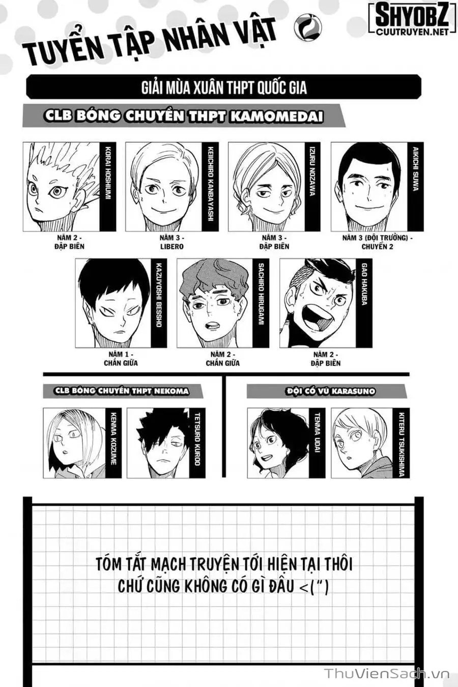 Truyện Tranh Vua Bóng Chuyền Haikyuu trang 6