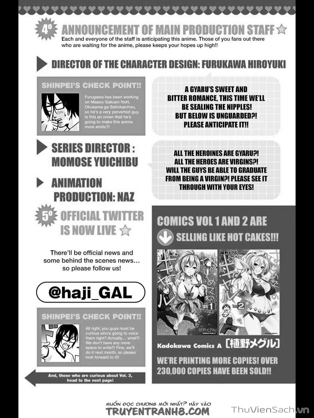 Truyện Tranh Lần Đầu Với Gal - Hajimete No Gal trang 7