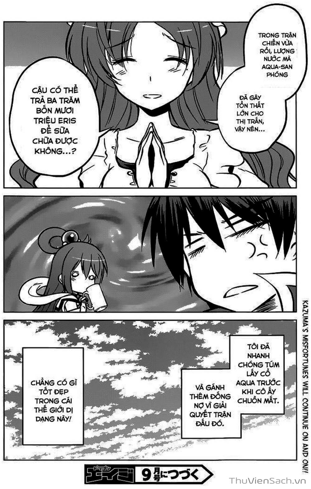 Truyện Tranh Hãy Ban Phúc Lành Cho Thế Giới Tuyệt Vời Này! trang 6
