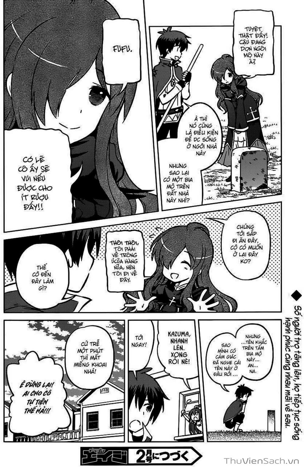 Truyện Tranh Hãy Ban Phúc Lành Cho Thế Giới Tuyệt Vời Này! trang 6
