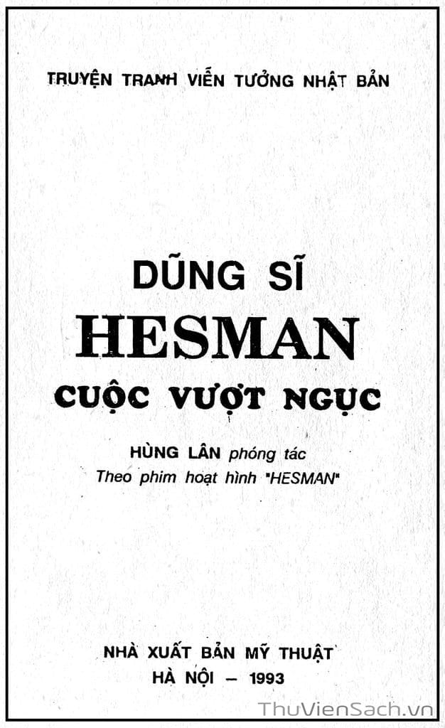 Truyện Tranh Dũng Sĩ Hesman trang 4