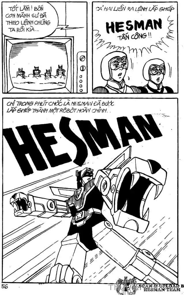 Truyện Tranh Dũng Sĩ Hesman trang 4