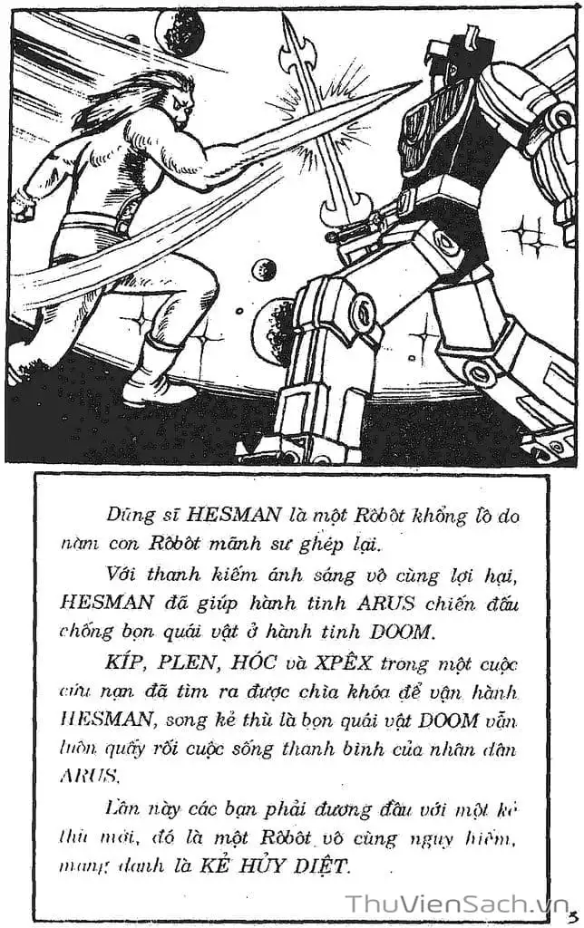 Truyện Tranh Dũng Sĩ Hesman trang 4