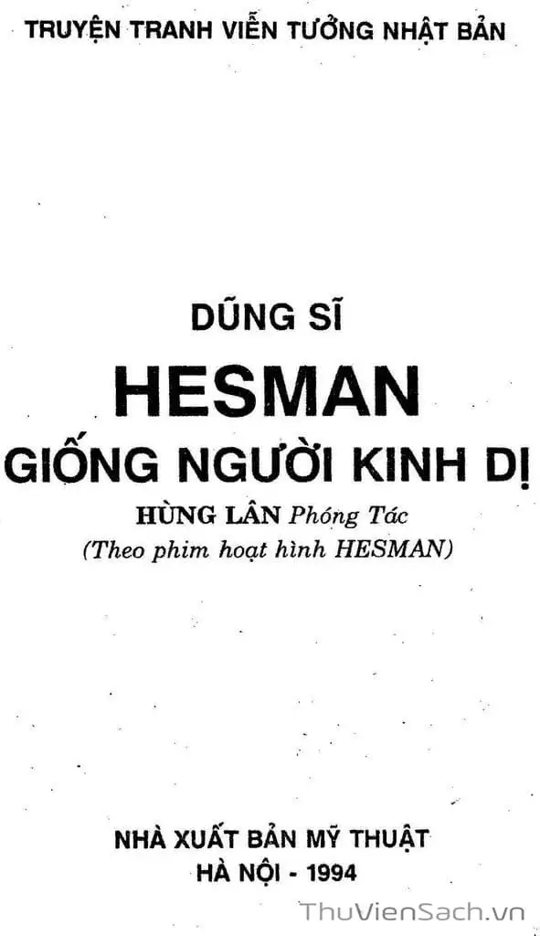 Truyện Tranh Dũng Sĩ Hesman trang 4
