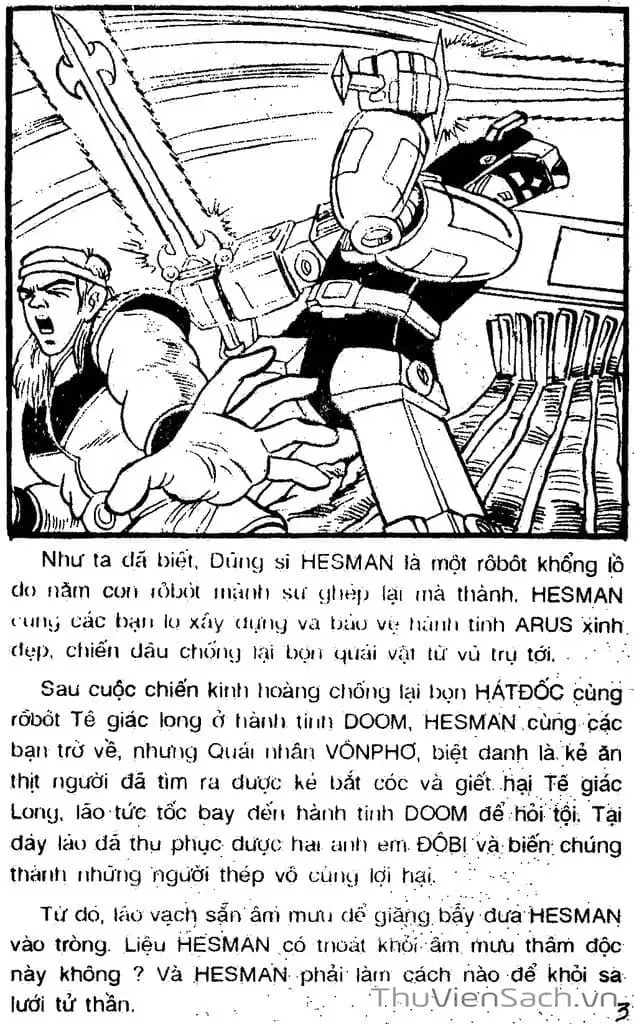 Truyện Tranh Dũng Sĩ Hesman trang 4