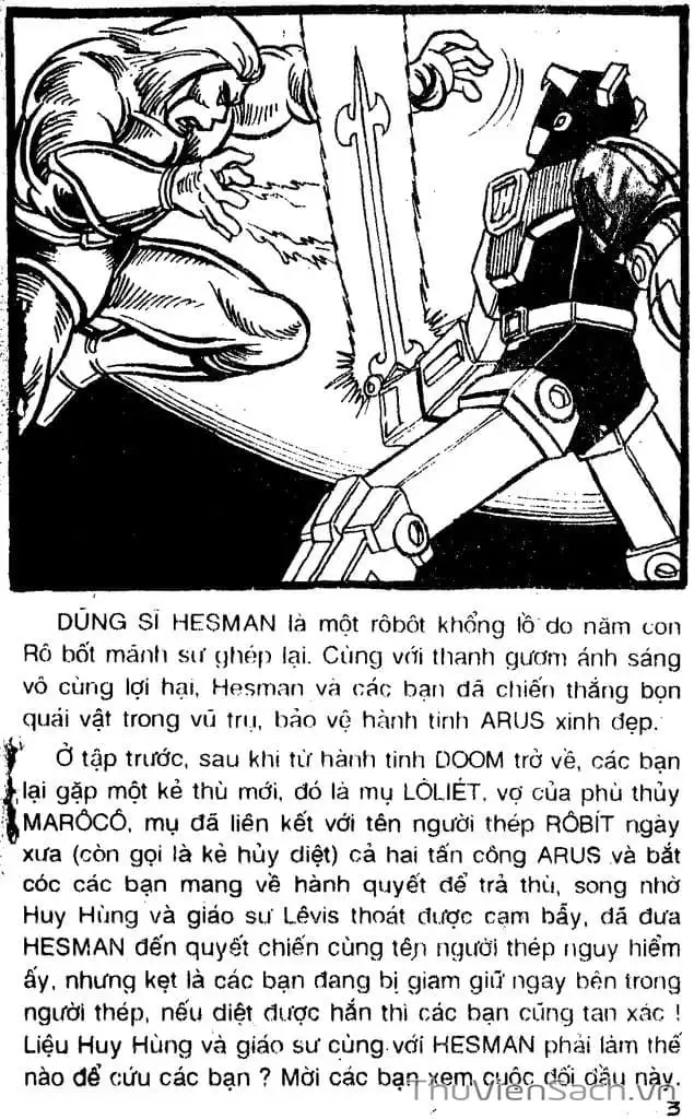 Truyện Tranh Dũng Sĩ Hesman trang 4