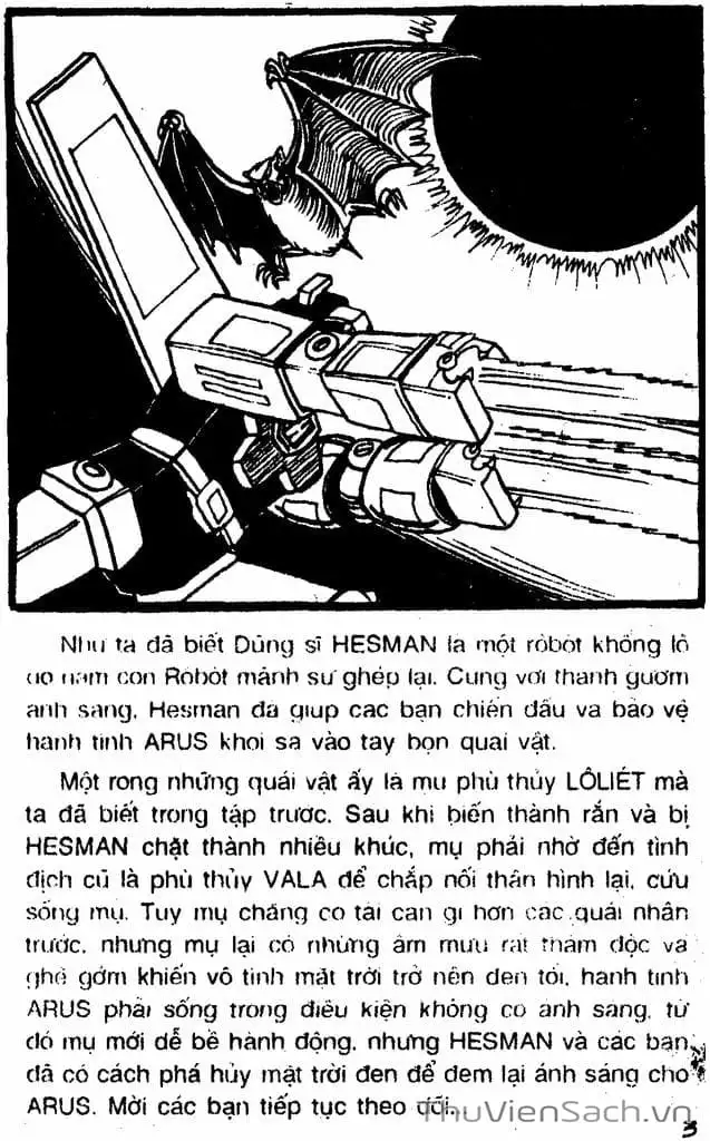 Truyện Tranh Dũng Sĩ Hesman trang 4