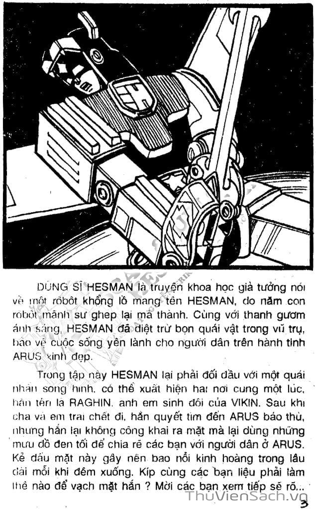 Truyện Tranh Dũng Sĩ Hesman trang 4