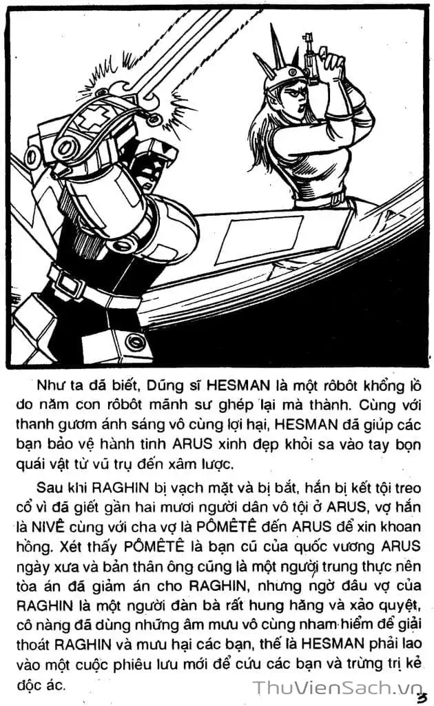 Truyện Tranh Dũng Sĩ Hesman trang 4
