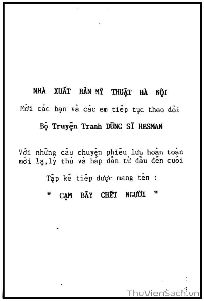 Truyện Tranh Dũng Sĩ Hesman trang 4