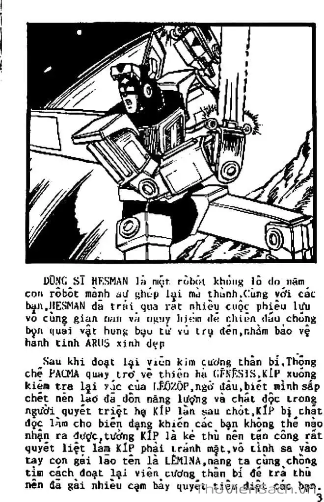 Truyện Tranh Dũng Sĩ Hesman trang 4
