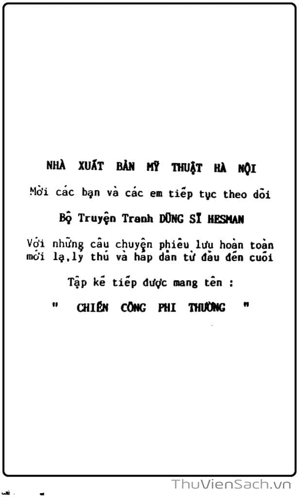 Truyện Tranh Dũng Sĩ Hesman trang 4