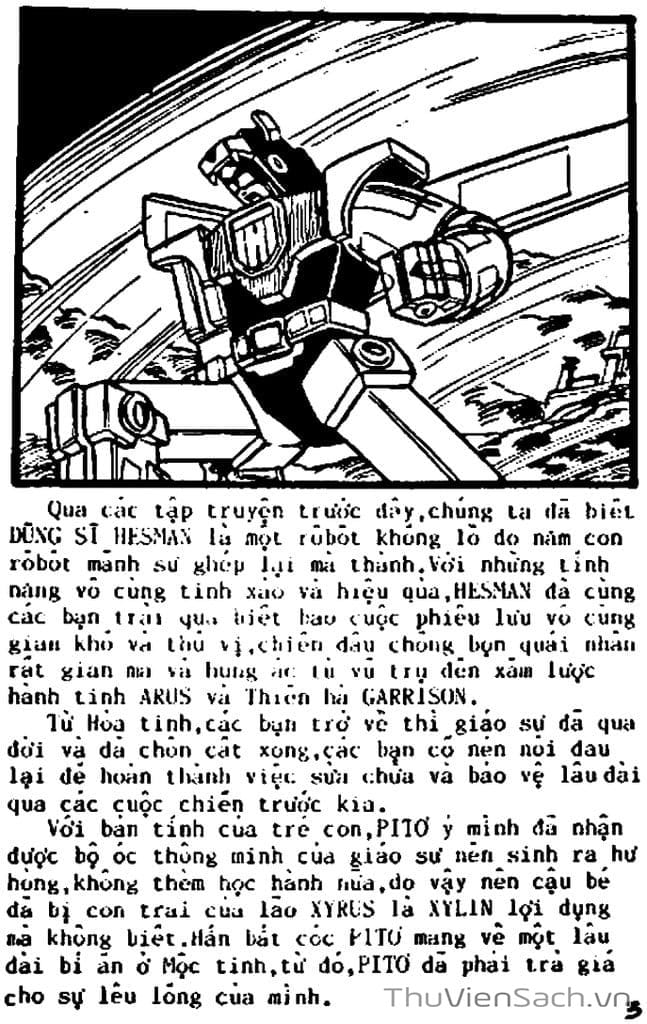 Truyện Tranh Dũng Sĩ Hesman trang 4