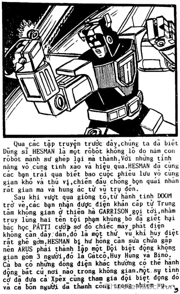 Truyện Tranh Dũng Sĩ Hesman trang 4