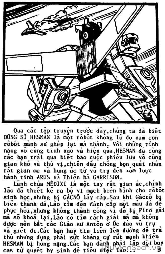 Truyện Tranh Dũng Sĩ Hesman trang 4