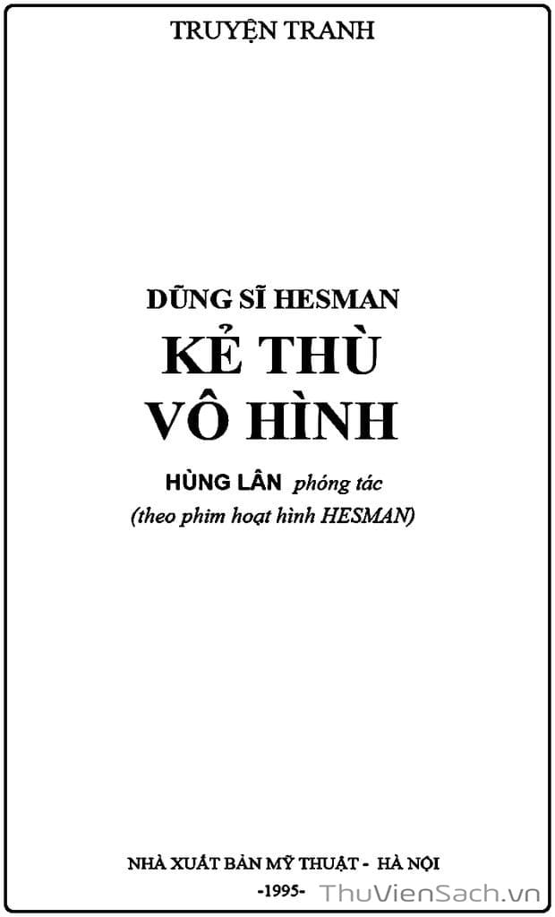 Truyện Tranh Dũng Sĩ Hesman trang 7455