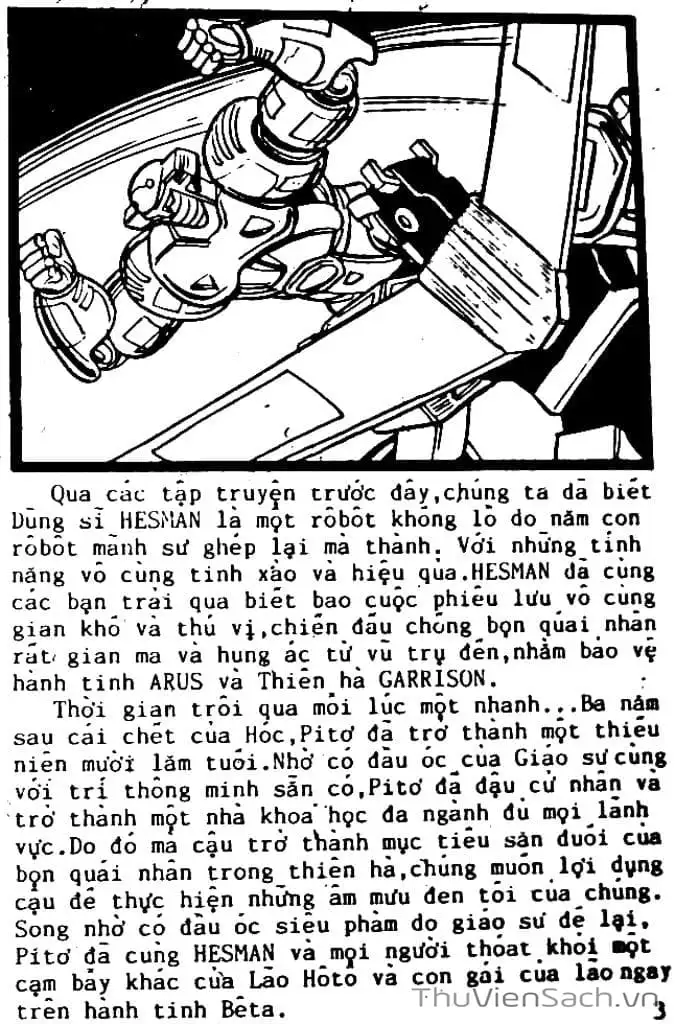 Truyện Tranh Dũng Sĩ Hesman trang 4
