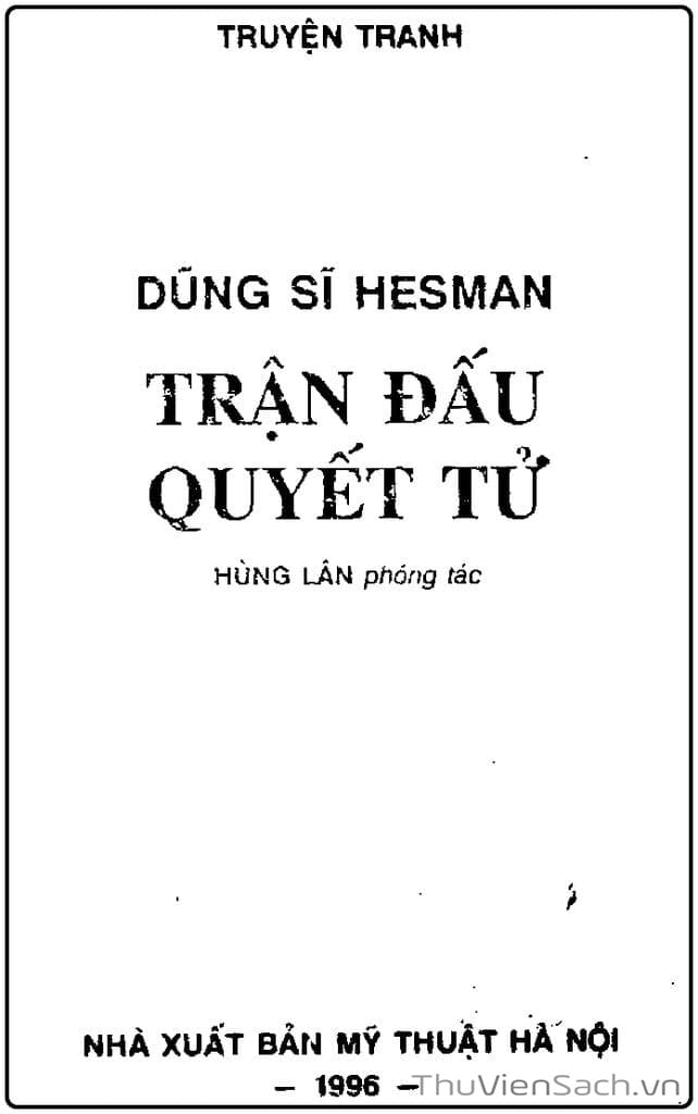 Truyện Tranh Dũng Sĩ Hesman trang 4