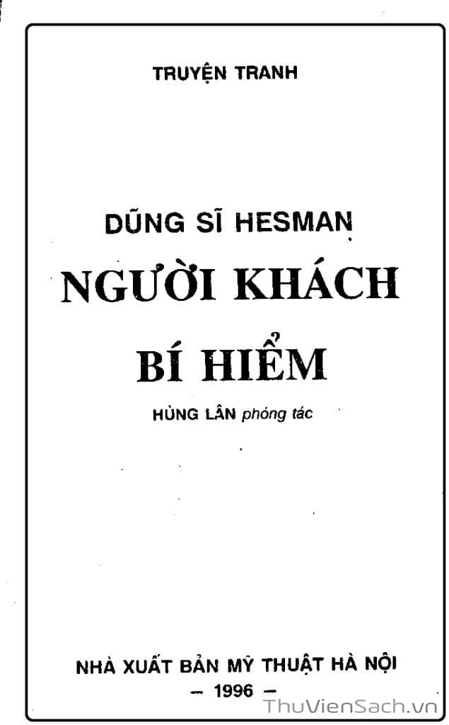 Truyện Tranh Dũng Sĩ Hesman trang 7802