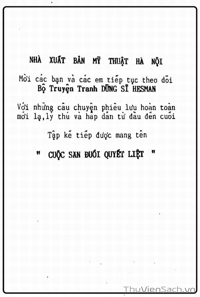 Truyện Tranh Dũng Sĩ Hesman trang 4