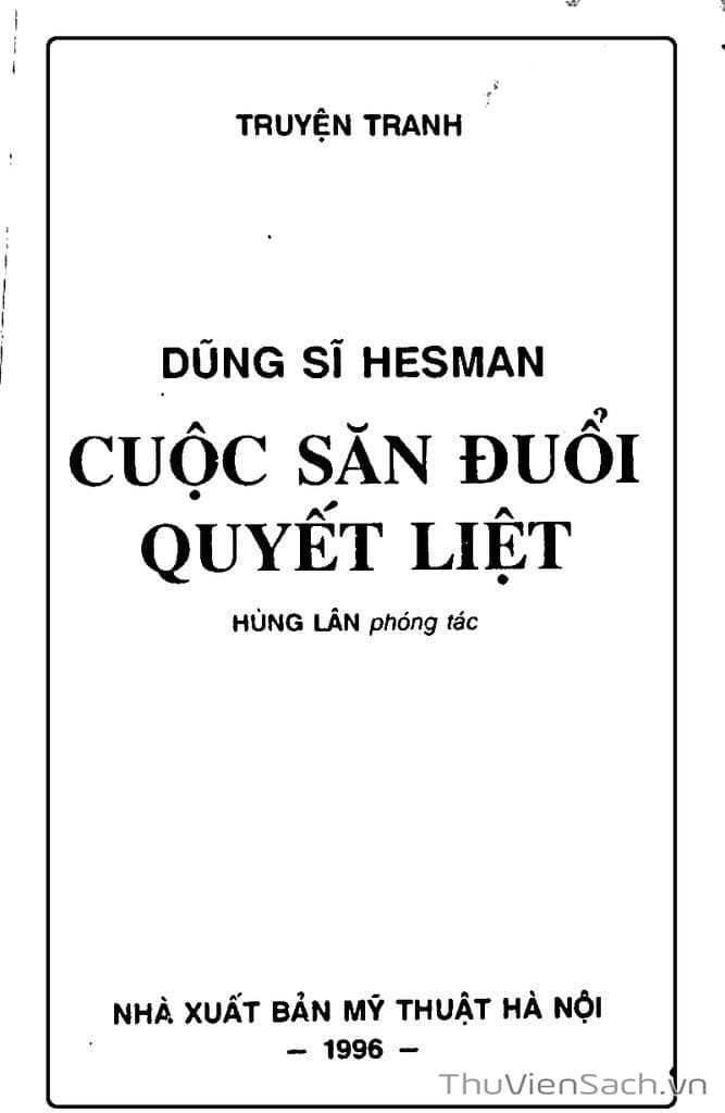 Truyện Tranh Dũng Sĩ Hesman trang 4