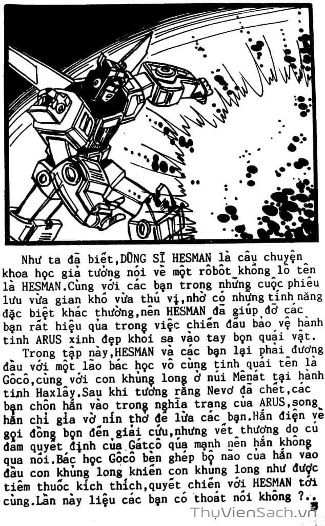 Truyện Tranh Dũng Sĩ Hesman trang 4
