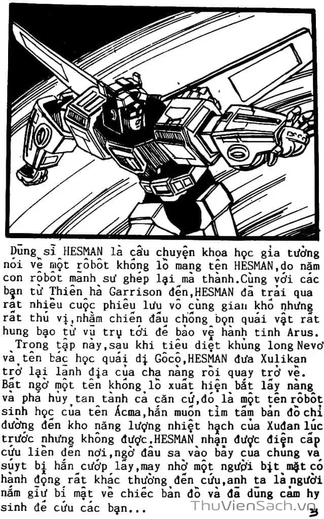Truyện Tranh Dũng Sĩ Hesman trang 4