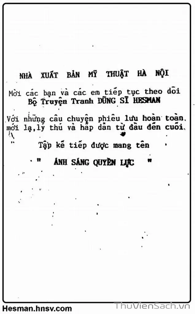 Truyện Tranh Dũng Sĩ Hesman trang 4