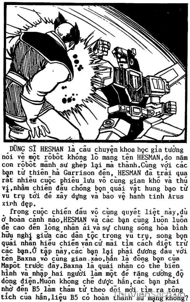 Truyện Tranh Dũng Sĩ Hesman trang 4