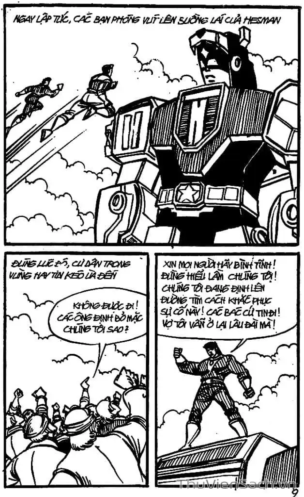 Truyện Tranh Dũng Sĩ Hesman trang 4