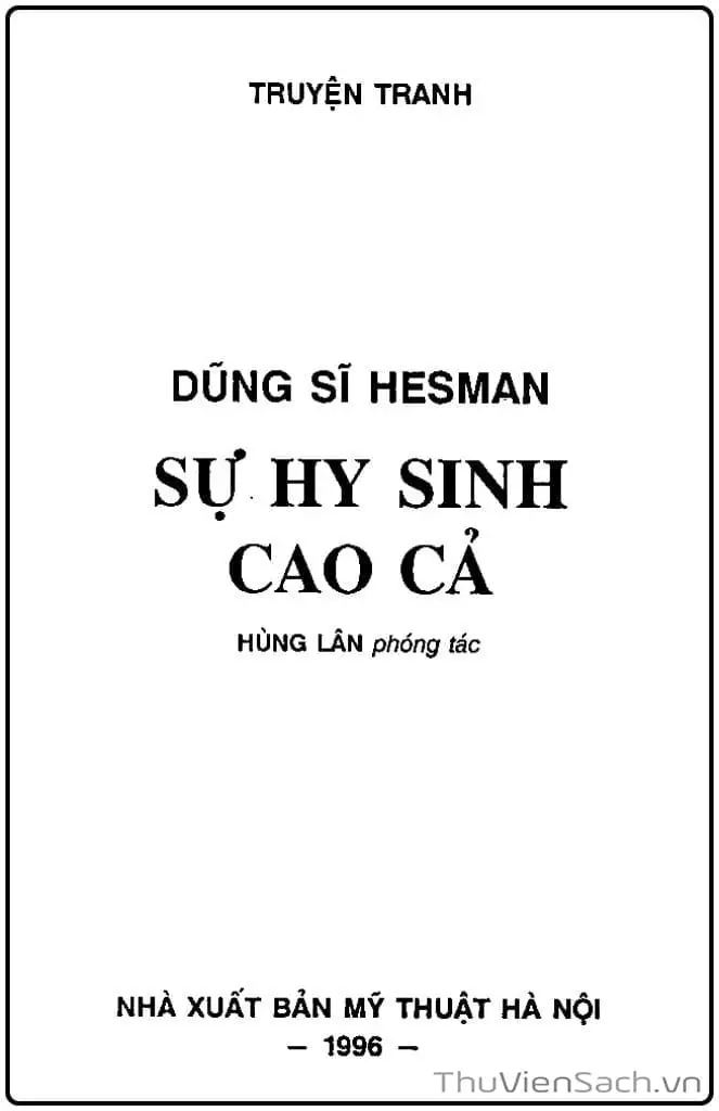 Truyện Tranh Dũng Sĩ Hesman trang 4
