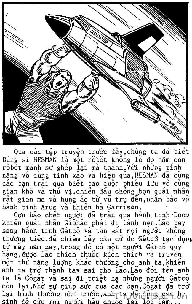 Truyện Tranh Dũng Sĩ Hesman trang 4