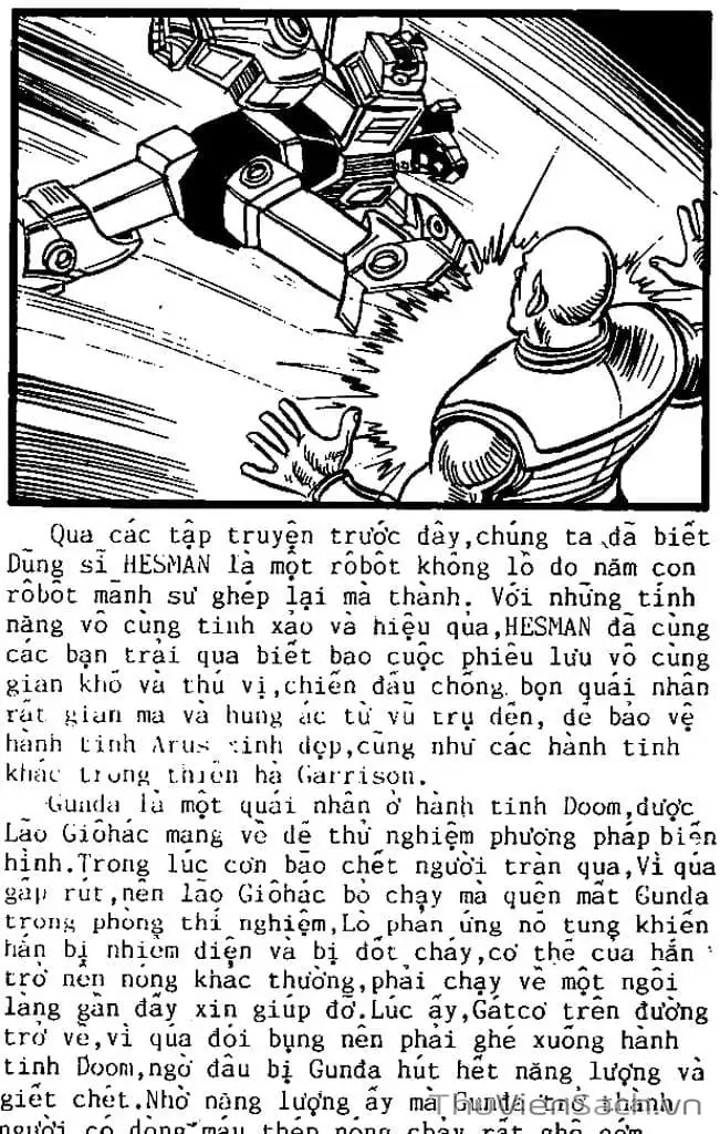 Truyện Tranh Dũng Sĩ Hesman trang 4