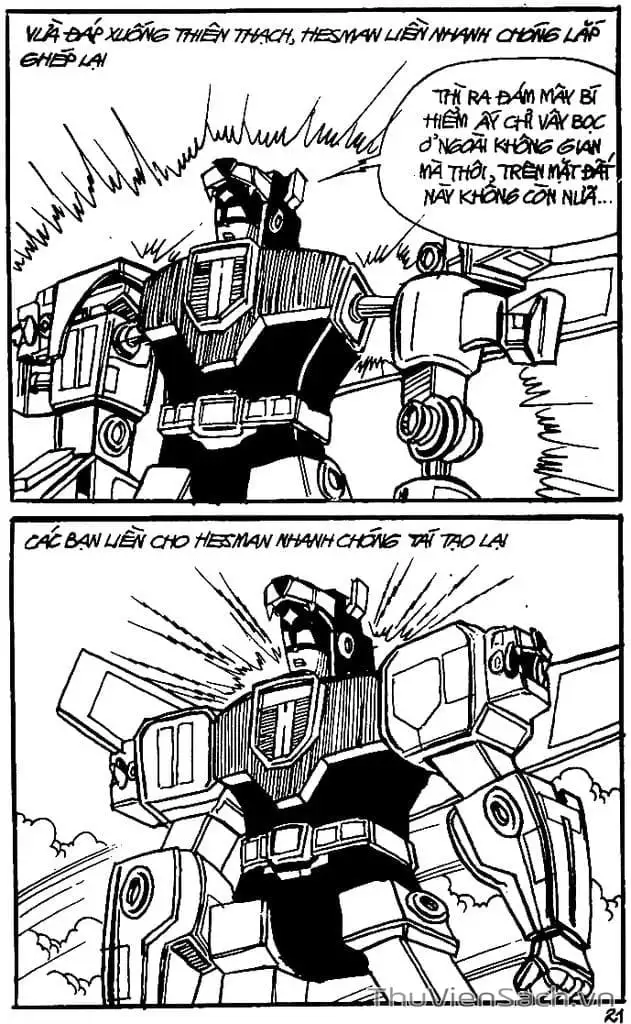 Truyện Tranh Dũng Sĩ Hesman trang 4