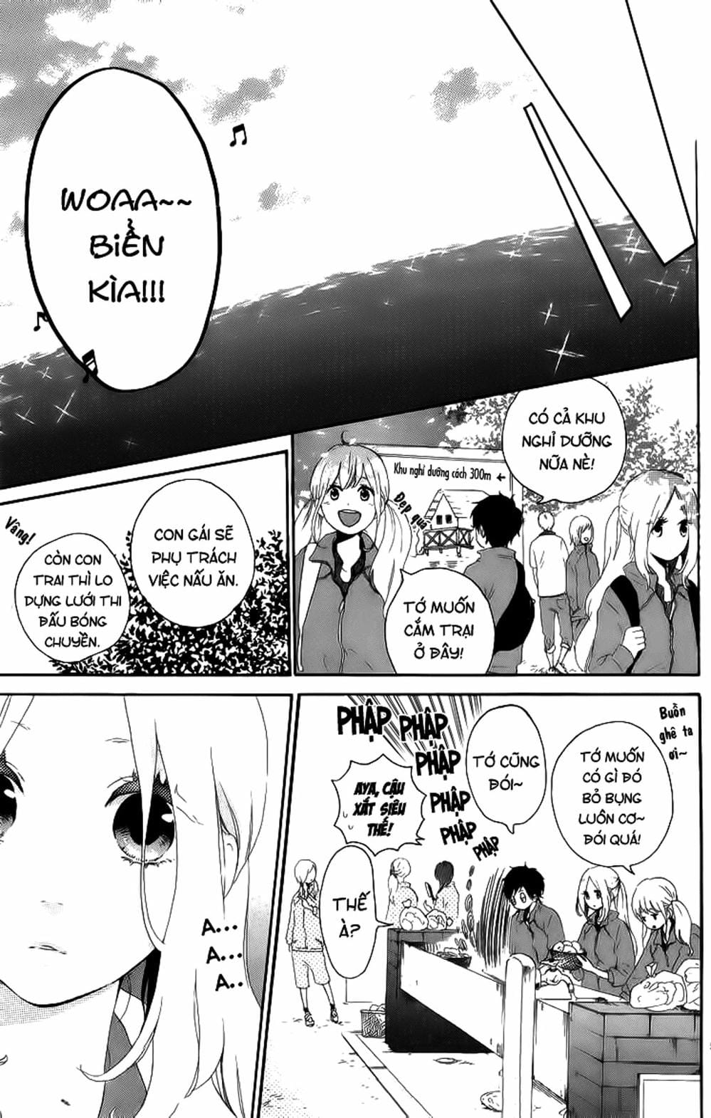 Truyện Tranh Tình Yêu Tuổi Teen Ngọt Ngào - Hibi Chouchou trang 4