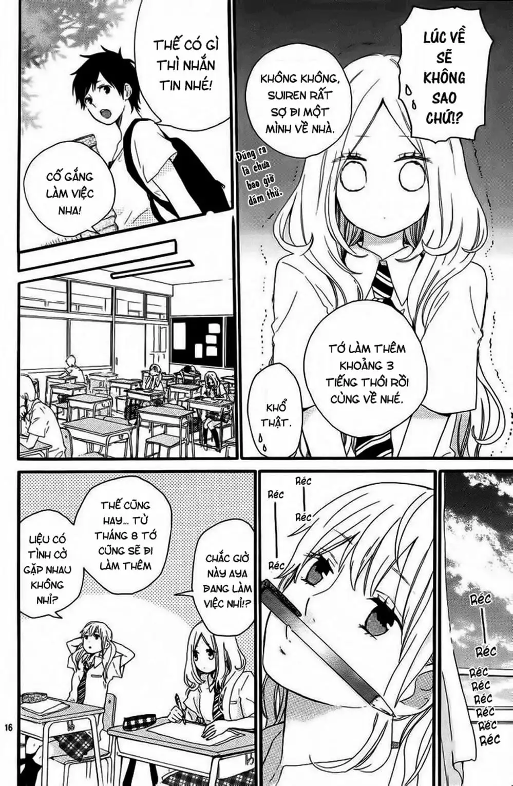 Truyện Tranh Tình Yêu Tuổi Teen Ngọt Ngào - Hibi Chouchou trang 4